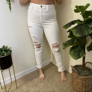 White Ripped Jeans